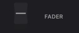 The Fader in the Desk Palette