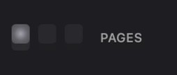 The Pages control in the Desk Palette